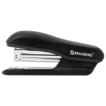 Степлер №24/6, 26/6 BRAUBERG "SX-39", до 25 листов, черный