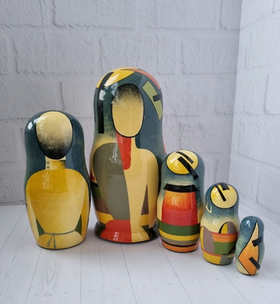 Матрешка 5м 18см Малевич