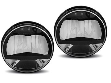 Передние фары для Jeep Wrangler JK (07-18) светодиодные хромированные