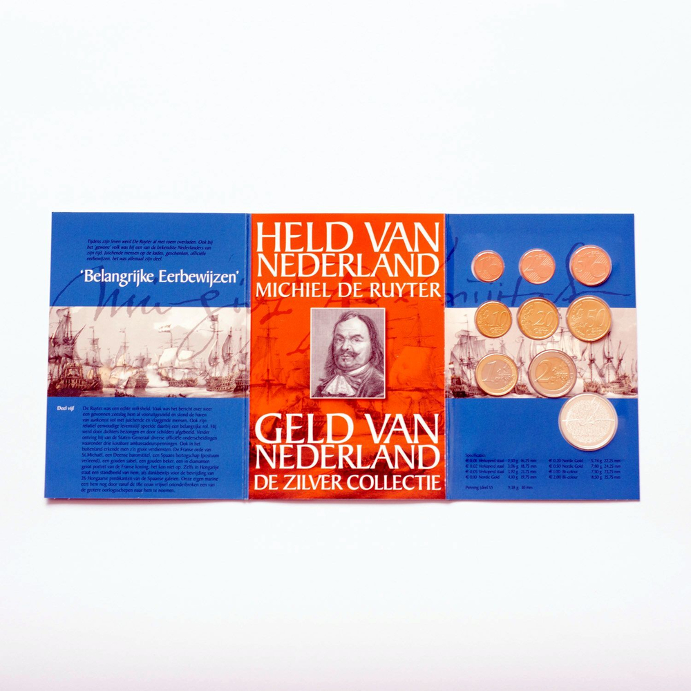 Netherlands 2007 Year Sets "Michiel de Ruyter" 6 Coin Sets