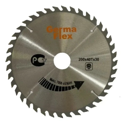 Диск пильный по дереву победитовый ф 200х40Тx30 мм. "PLEXPART"