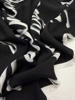 Модал Balenciaga черный с крупным белым лого