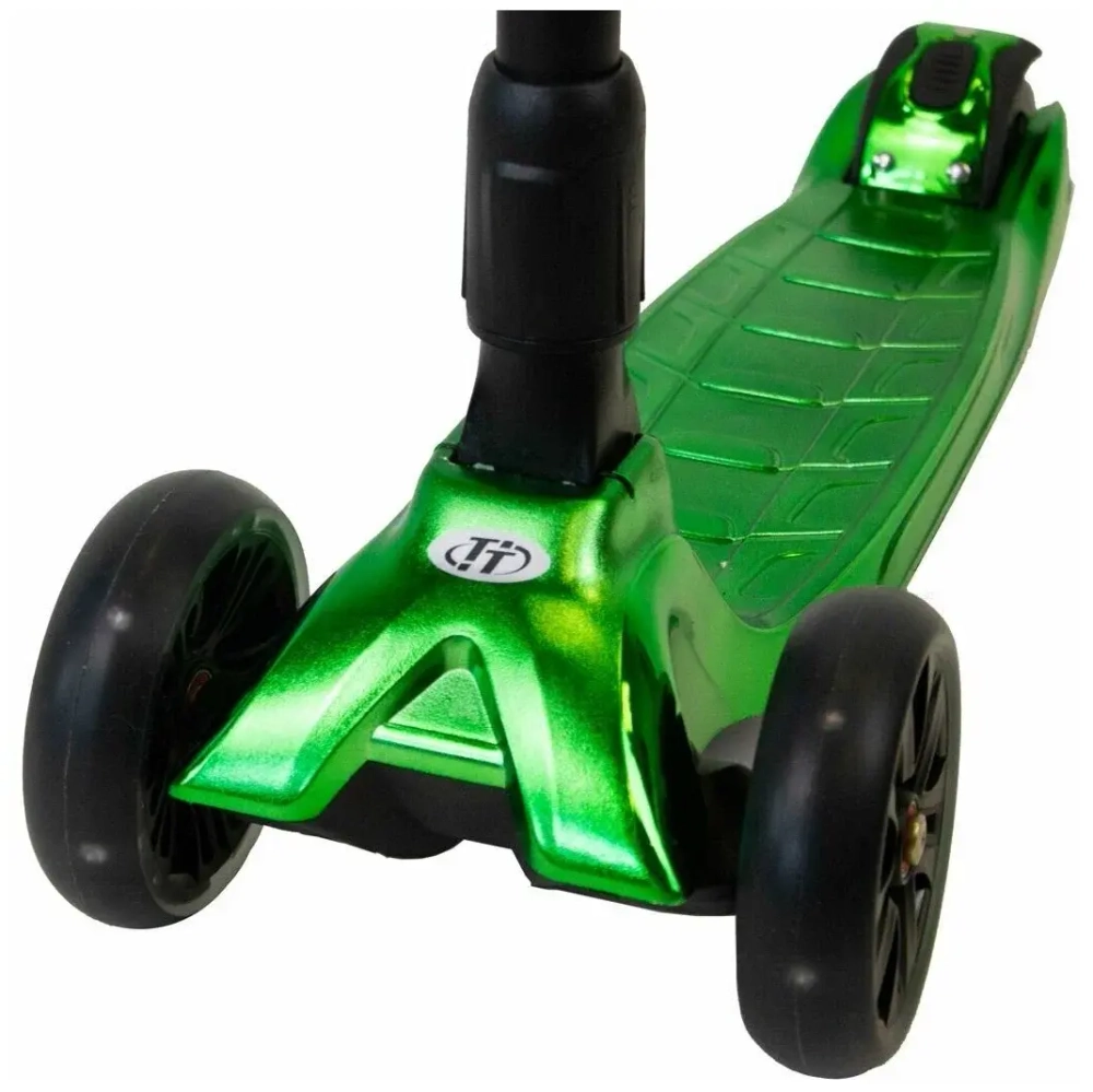 Самокат Teach Team Tiger plus green 1/4 зелёный