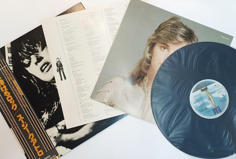 Винтажная виниловая пластинка LP Suzi Quatro Your Mamma Wont Like Me (Japan 1975) (Obi) (Poster)