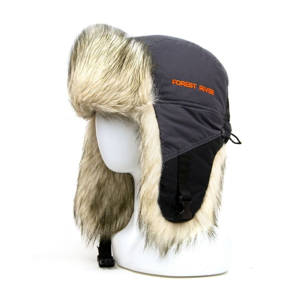 Шапка-ушанка плащевка, Песец