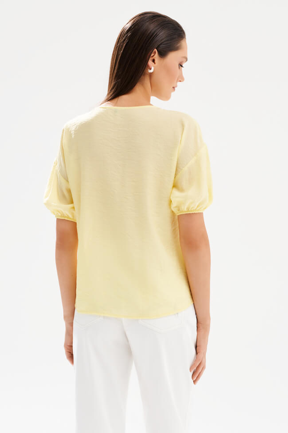 23582 Блузка женская (светло-лимонный)