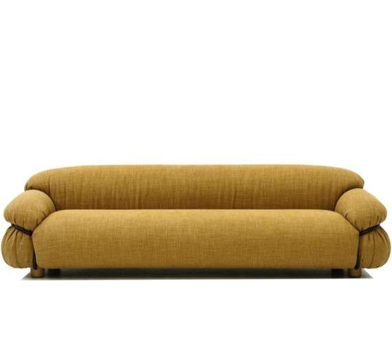 Диван Sesann, 240 см, горчиный