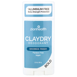 Zion Health, Bold, ClayDry Deodorant, Shower Fresh, 2,8 унции (80 г)