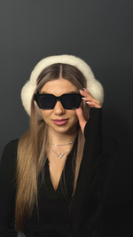 Наушники из норки | Белый