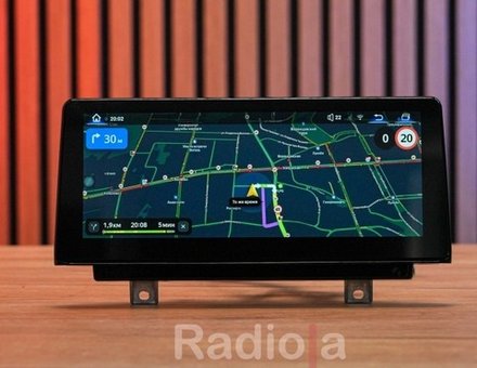 Магнитола для BMW 3-серия E90 2005-2012 (без штатного экрана) - Radiola RDL-6273-L монитор 10.25" на Android 13, 8+128Гб, CarPlay, 4G SIM-слот, джойстик в комплекте