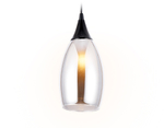Подвесной светильник TR3544 BK/SM черный/дымчатый E14 max 40W D130*1000