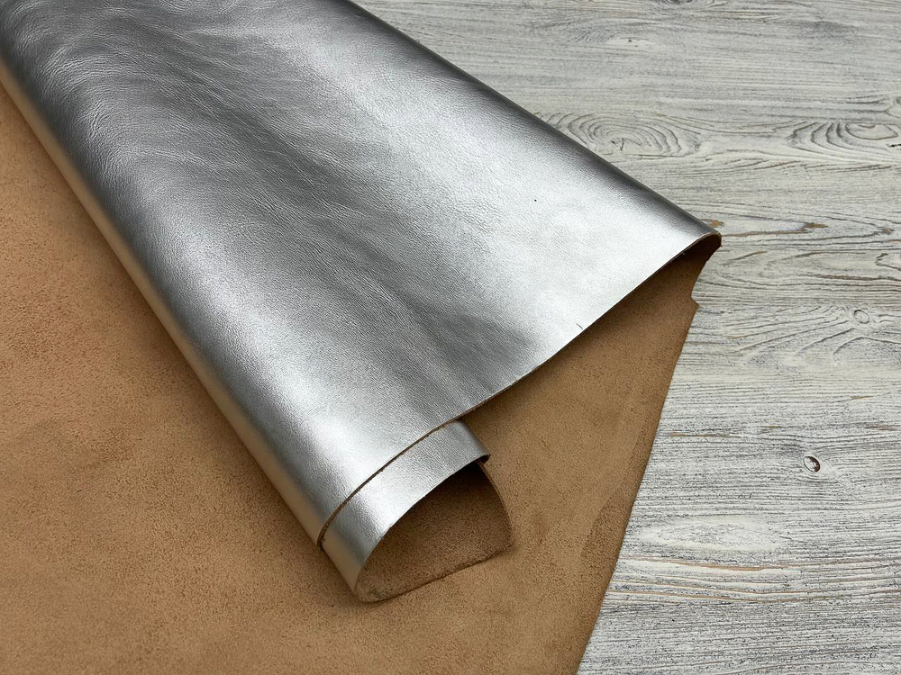 Paradigma Laminato Silver (1,8-2,0 мм), цв. Серебро, натуральная кожа