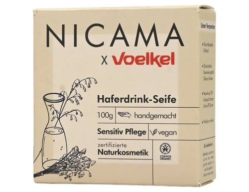НИКАМА овсяный напиток мыло ваниль, 100 гр