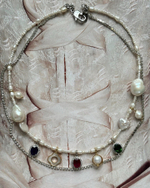 Колье с натуральными камнями