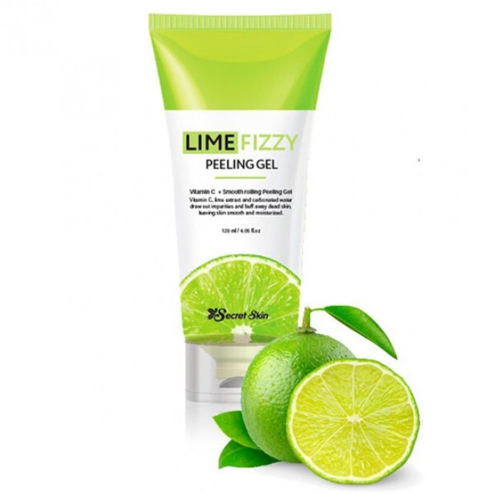 Гель-скатка с экстрактом лайма SECRETSKIN Lime Fizzy Peeling Gel 120 мл