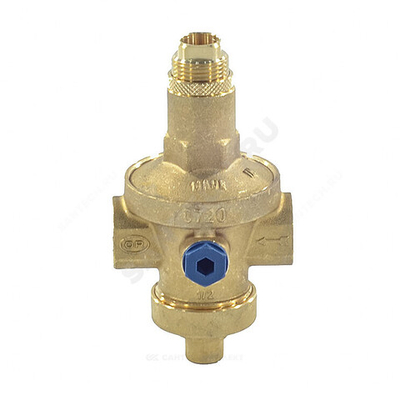 Регулятор давления мембранный латунь 224 Ду 25 Ру25 1" ВР Рн=1 - 7бар с выходом под манометр OR 0224.025