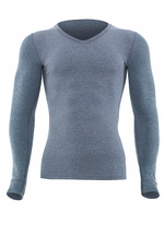 Футболка термо унисекс серый меланж