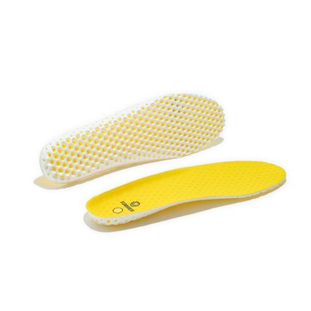 Стельки для обуви TORRES, TI59248-35 , р.35, толщина 4-7мм, ЭВА,текстиль, желтый