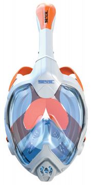 Маска полнолицевая Seac Fun белый/оранжевый