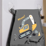 Кармашки для детского сада на резинке. Экскаватор