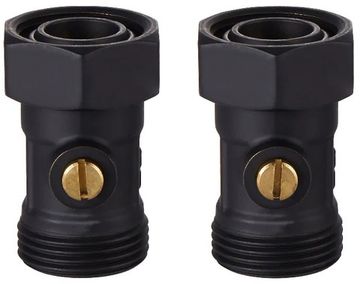 Узел прямой нижнего подключения раздельный Royal Thermo 3/4"x3/4" ЕК евроконус (набор черный)