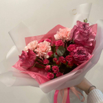 Букет с пионовидными розами