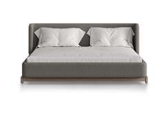 Кровать Basic спальное место 160*200 см (капучино, твид)