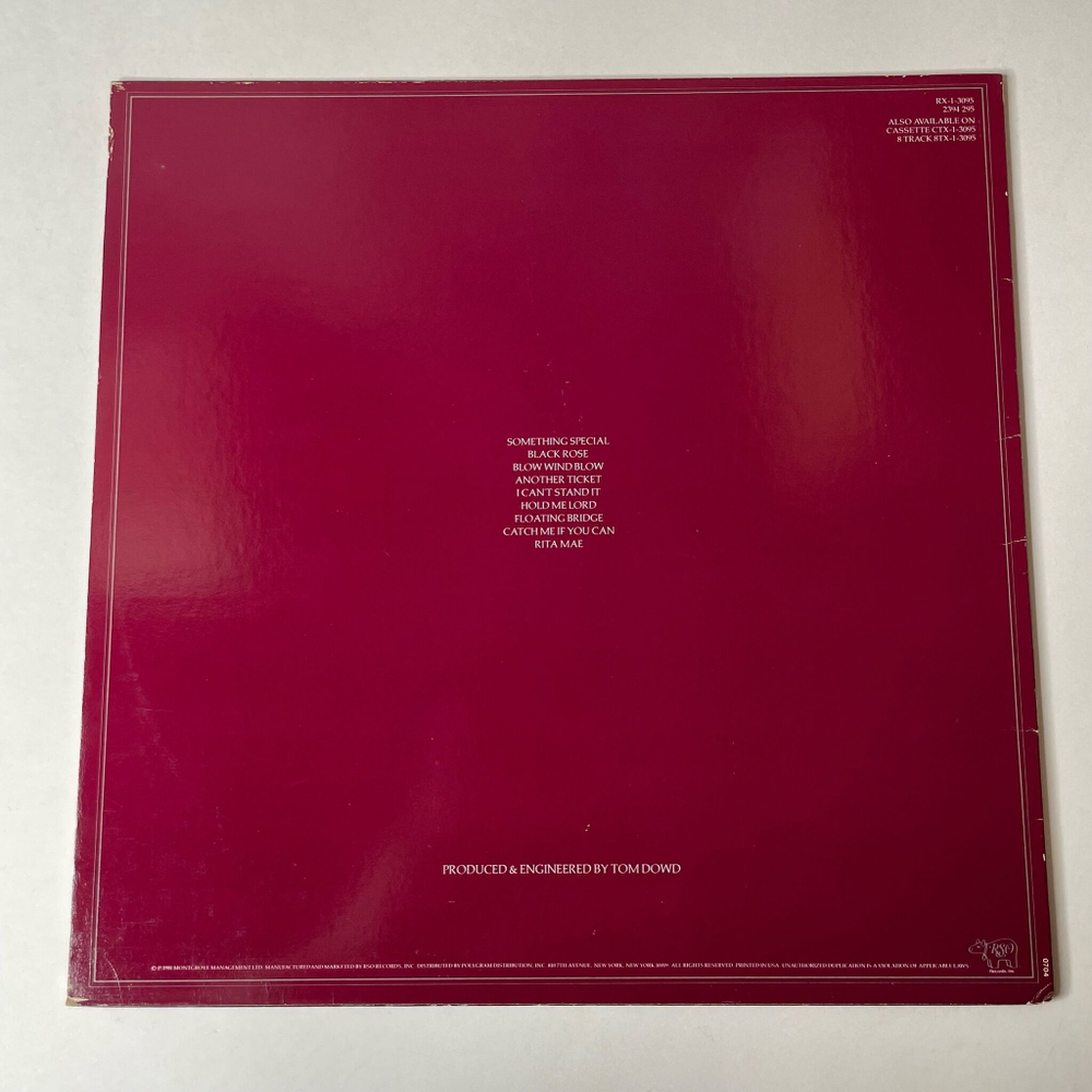 Винтажная виниловая пластинка LP Eric Clapton Another Ticket (USA 1981)