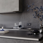 Выключатель встраиваемый VOLTUM S70 одноклавишный 10А, (графит)