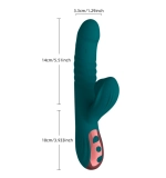 Вибратор с вакуумной стимуляцией клитора и ротацией.