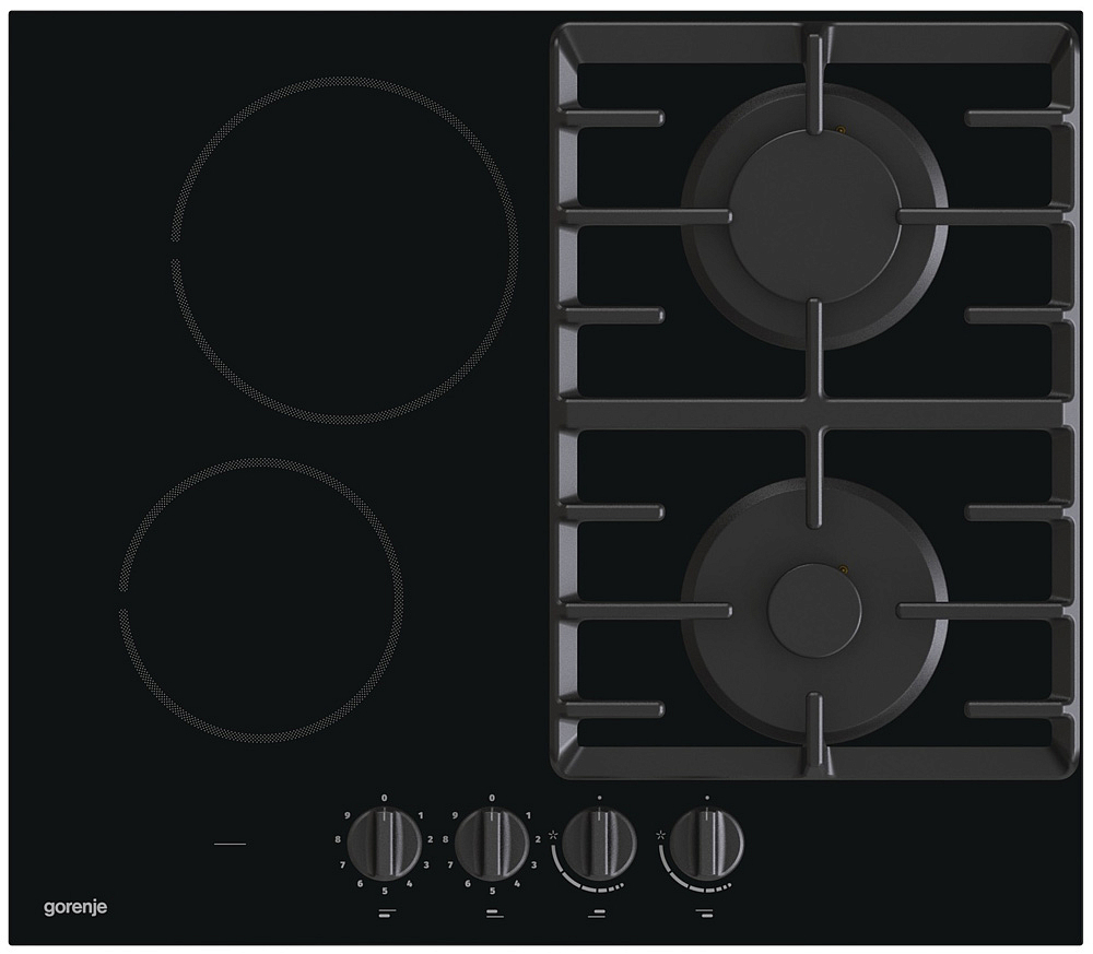 Независимая комбинированная варочная панель Gorenje GCE691BSC