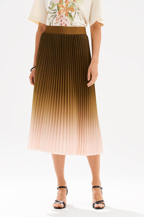 4957 Юбка женская (оливковый)