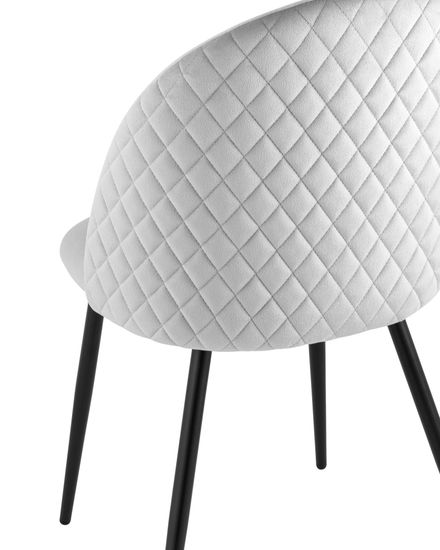 Стул Lilly велюр серебристый 4 шт.