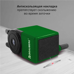 Точилка механическая BRAUBERG "JET" металлический механизм корпус зеленый (2 штуки в упаковке)