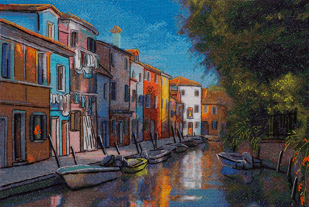 Набор для вышивания "PANNA"GM-1631 "Маленькая Венеция" 35 х 23.5 см