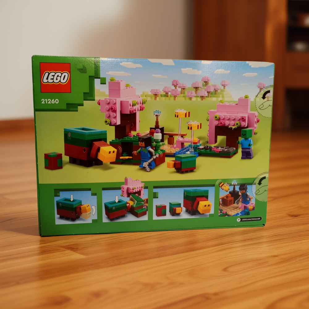 LEGO Minecraft 21260 «Сад цветущей вишни» — биом, постройки и мобы