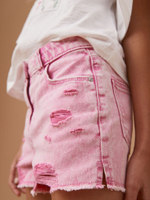 Шорты джинсовые для девочки Next N30-973, Розовый