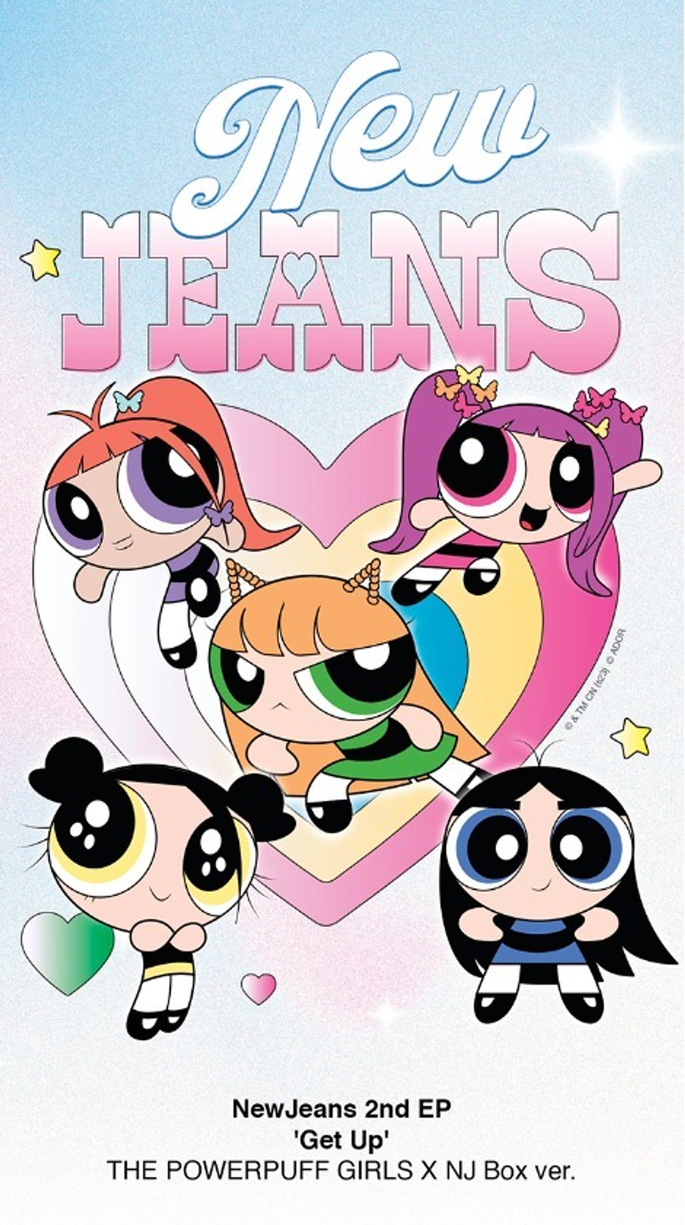 Альбом NewJeans - 2nd EP 'Get Up' THE POWERPUFF GIRLS X NJ Box ver.