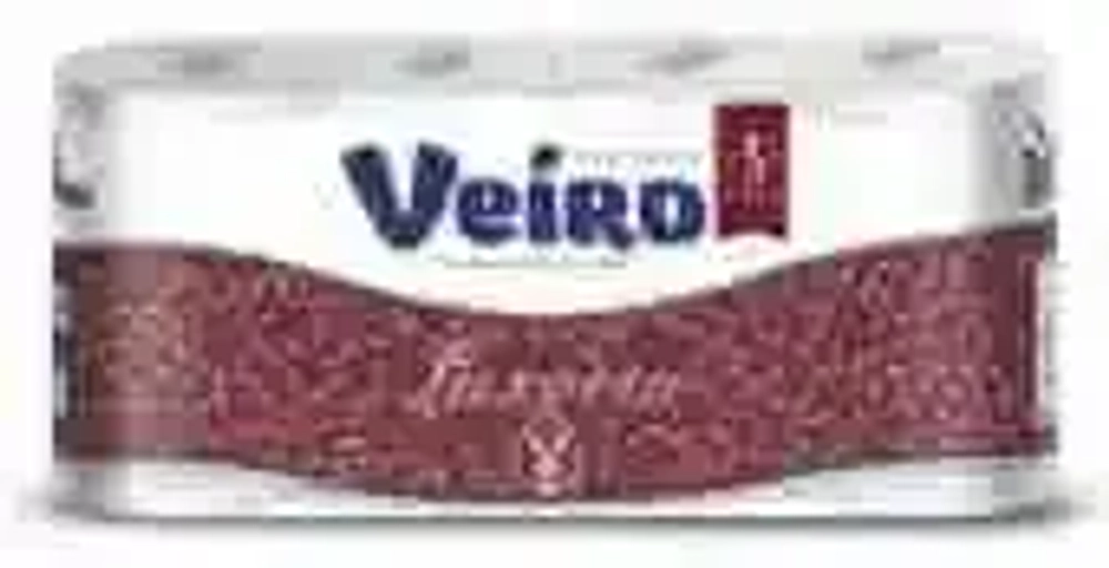 Бумага туалетная LINIA VEIRO Luxoria 3 сл., 8 рул.