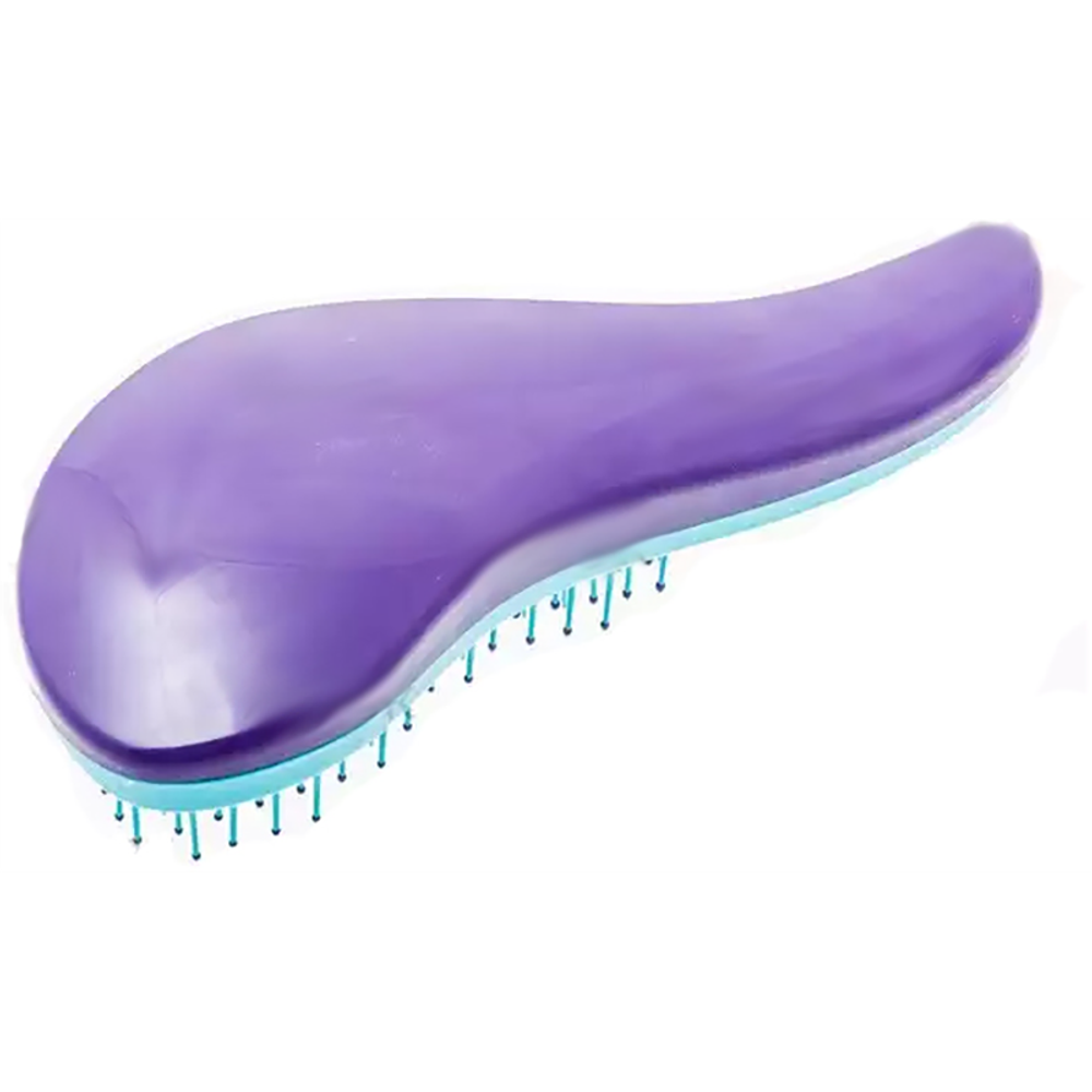 Щетка массажная распутывающая волосы Harizma D’tangler h10646-12 (голубая, большая)