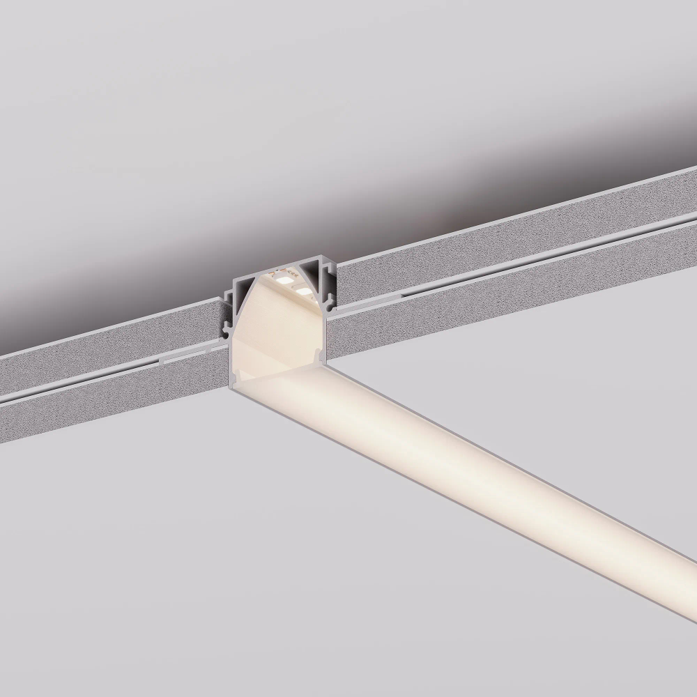 Профиль LINIA32-FANTOM-MID-2000 ANOD (Arlight, Алюминий) 058472