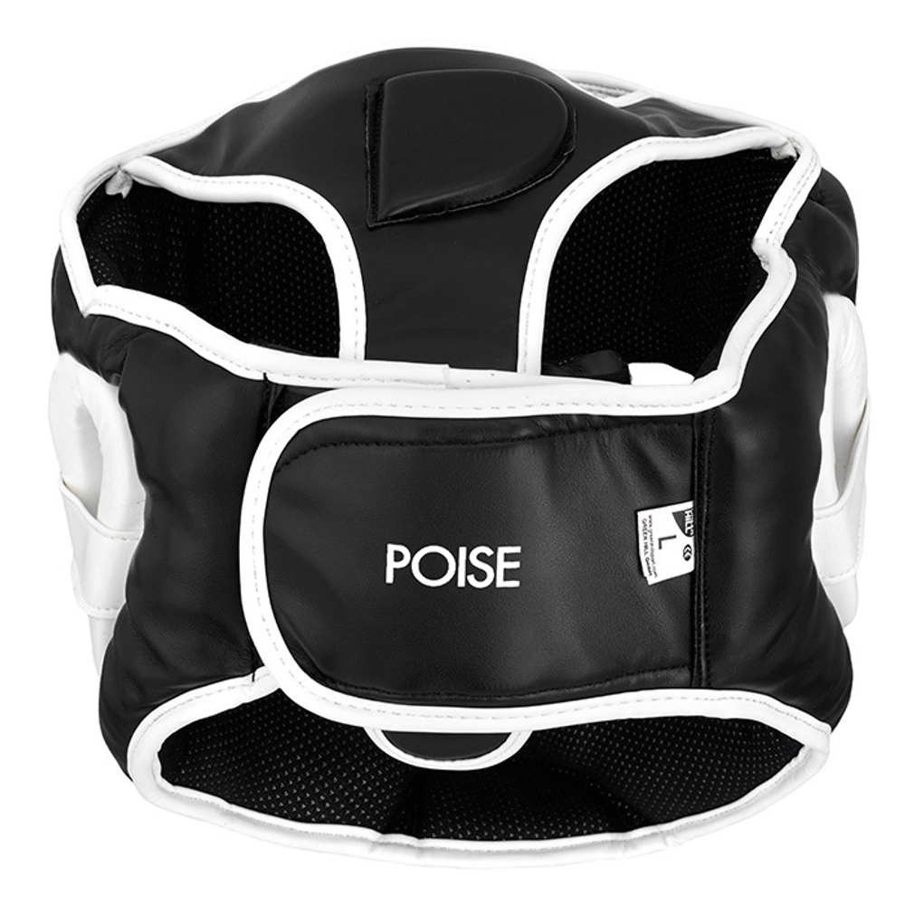 HGP-9015 Боксерский шлем POISE черно-белый