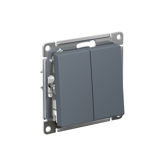 Выключатель 2-кл. AtlasDesign (сх. 5) 10AX быстрозажим. клем. механизм грифель SE ATN000751S