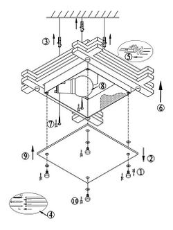 Накладной светильник Globo Edison 48324