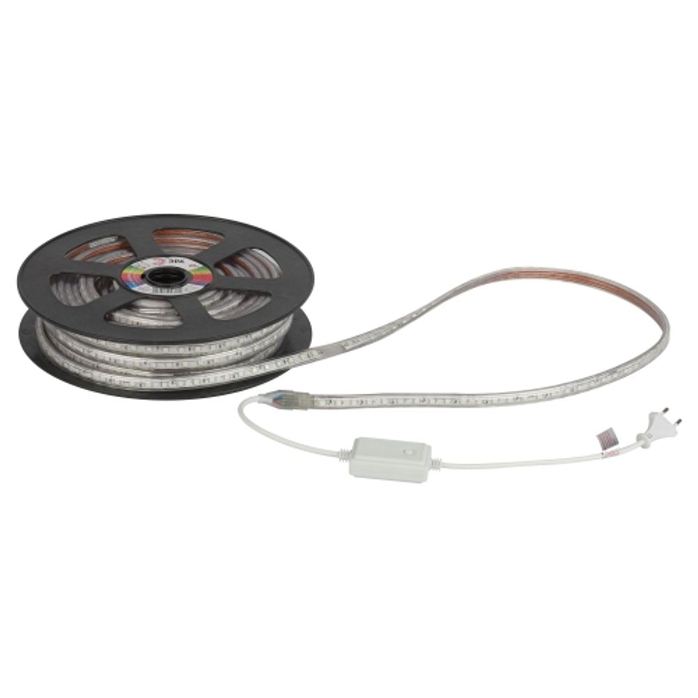 Светодиодная лента ЭРА LS5050-14,4-60-220-RGB-IP67-20m многоцветная | Светодиодные ленты 220В и аксессуары