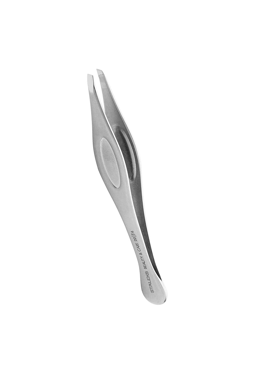 Staleks Пинцет для бровей BEAUTY & CARE 20 TYPE 4 (узкие скошенные кромки)