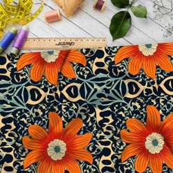 Ткань премиум бифлекс флоральное расцветание