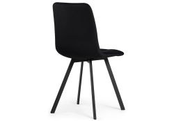 Стул на металлокаркасе Чилли П черный велюр / черный