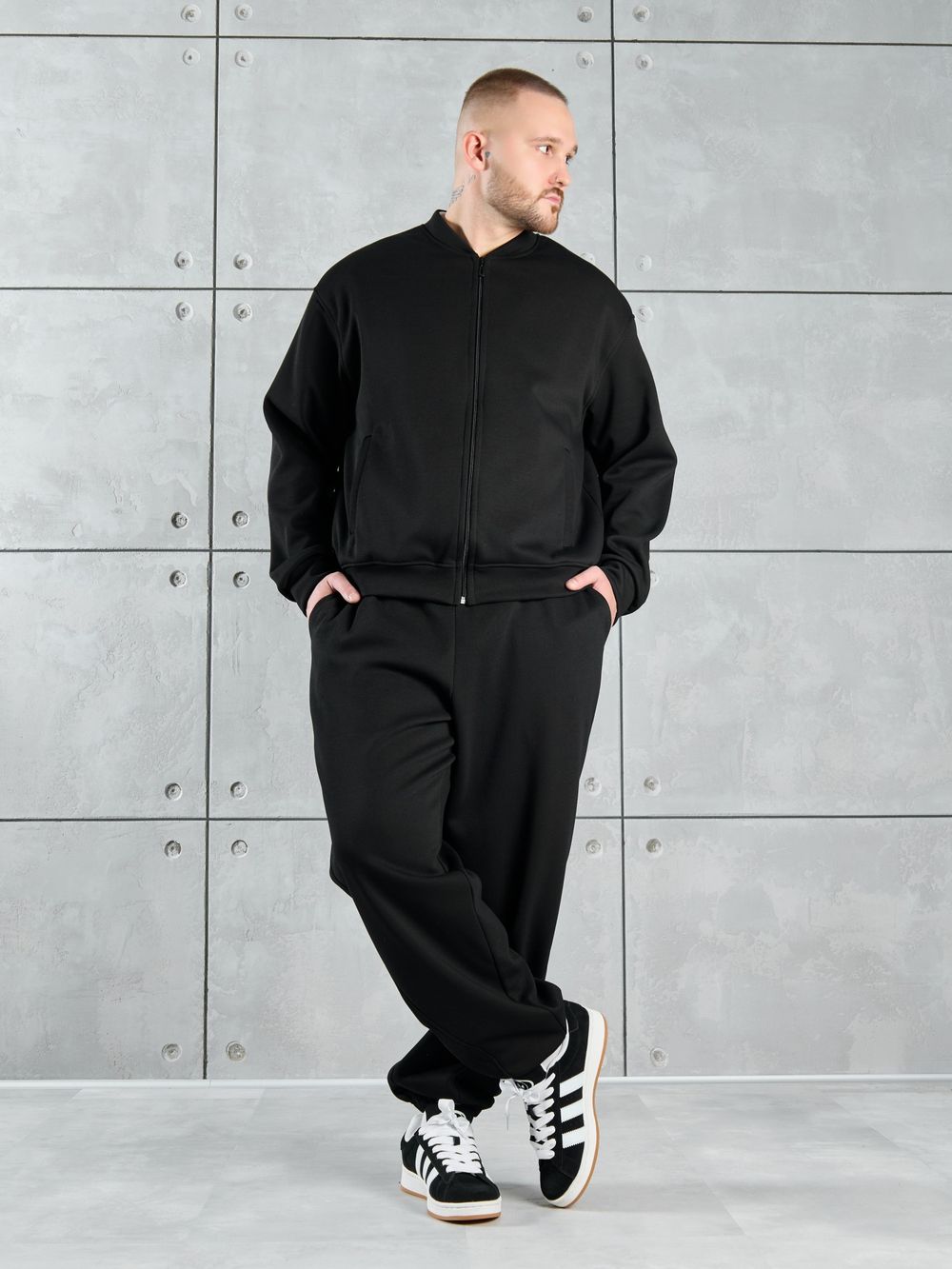 Костюм мужской Лининг-3 Виотекс ЧЁРНЫЙ