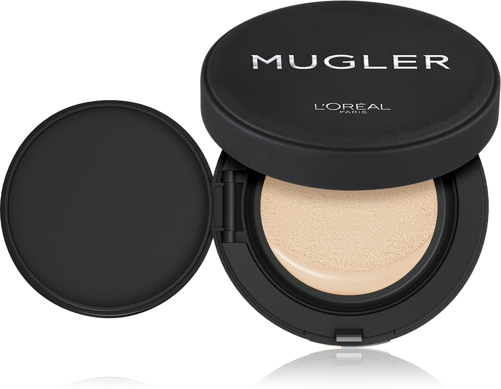 L’Oreal Paris x Mugler - Тональная основа: Трваля падклад у кампакце для ідэальнага крыцця. оттенок 02 Rosy Light / Illusion 2, 23 ml